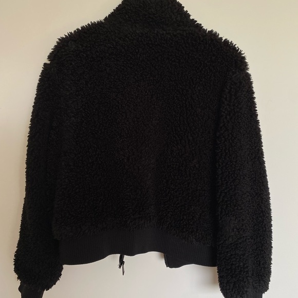 Zara TRF collection teddy bomber coat XXL - Picture 2 of 7